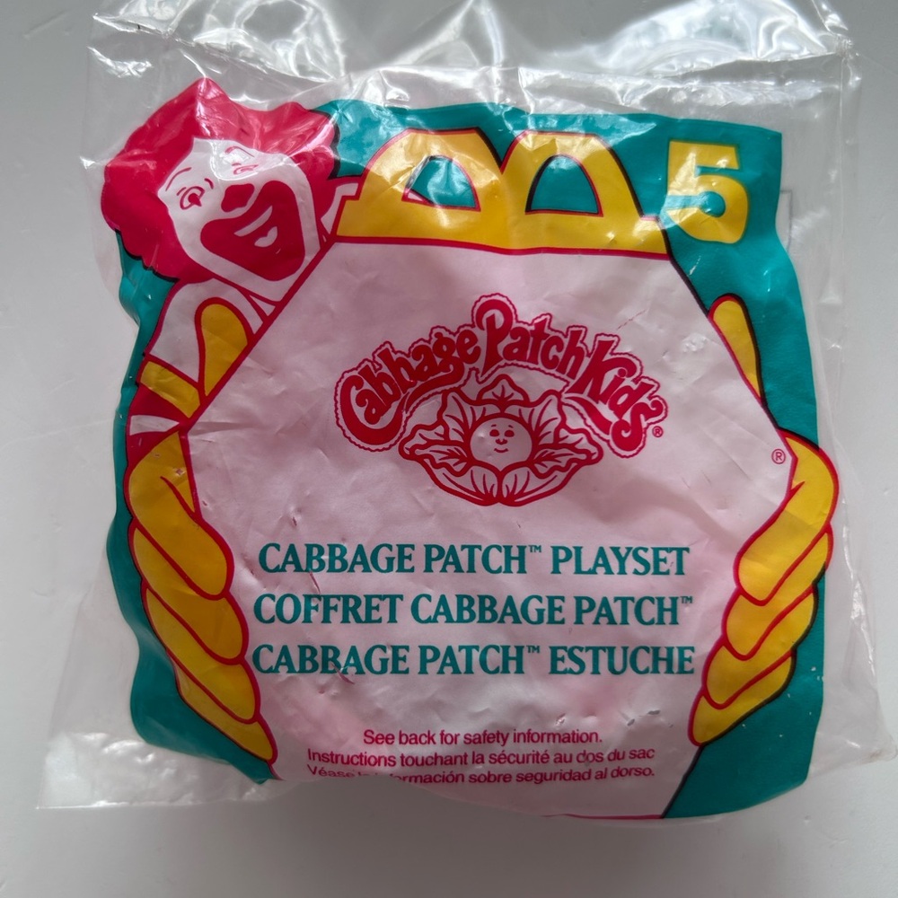 Vintage McDonald's Cabbage Patch Kids Playset 1995 Sealed in bag